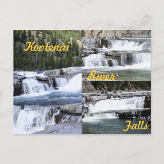 Kootenai River Falls, Montana! Postkarte