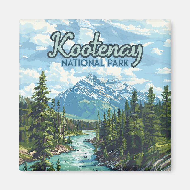 Kootenay National Park Canada British Columbia Magnet (Vorne)