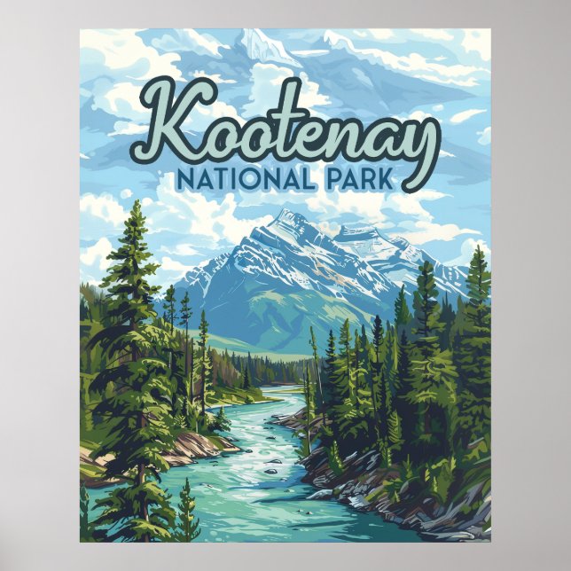 Kootenay National Park Canada British Columbia Poster (Vorne)