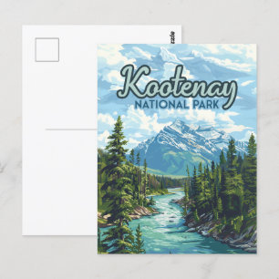 Kootenay National Park Canada British Columbia Postkarte