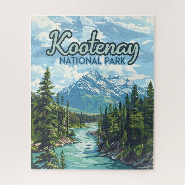 Kootenay National Park Canada British Columbia Puzzle (Vertikal)