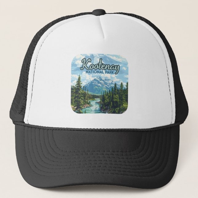 Kootenay National Park Canada British Columbia Truckerkappe (Vorderseite)
