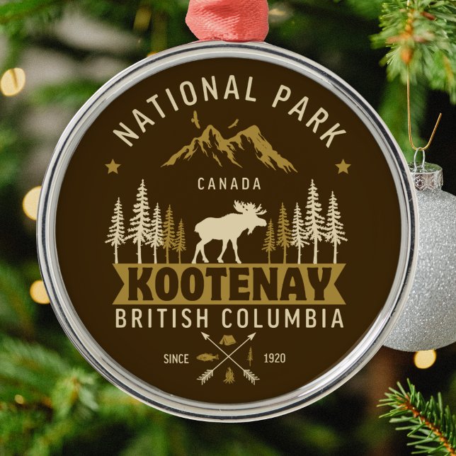 Kootenay National Park Canada  Ornament Aus Metall (Von Creator hochgeladen)