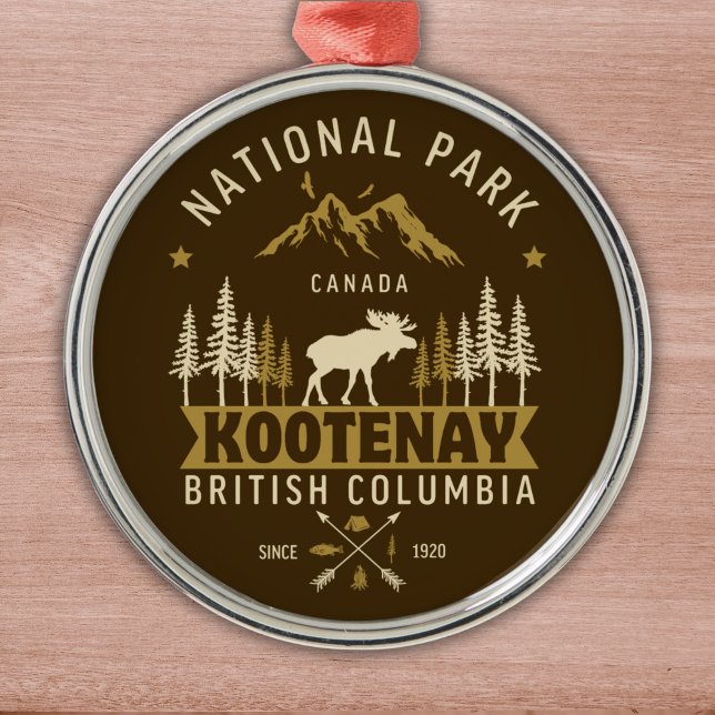 Kootenay National Park Canada  Ornament Aus Metall (Von Creator hochgeladen)