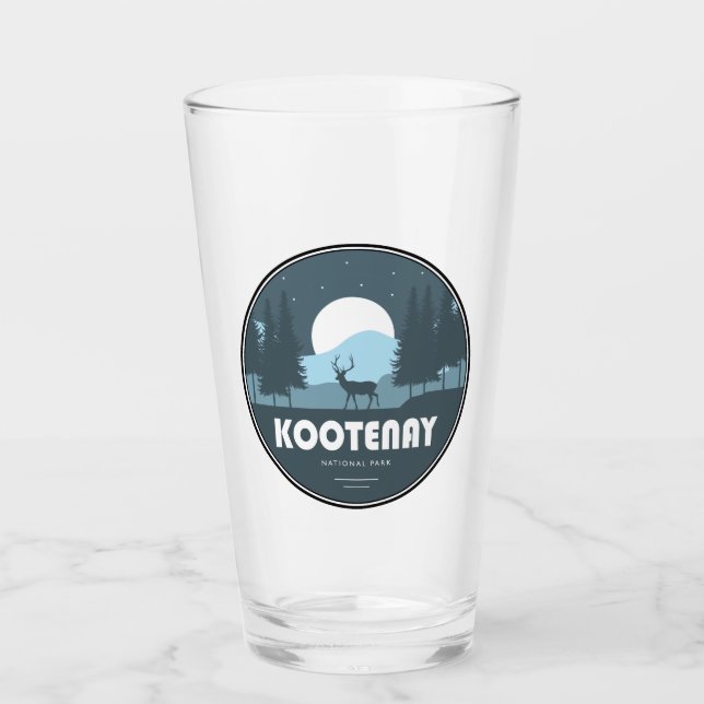 Kootenay National Park Hirsche Glas (Vorderseite)