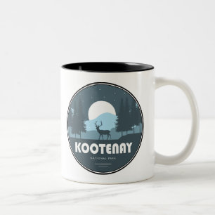 Kootenay National Park Hirsche Zweifarbige Tasse