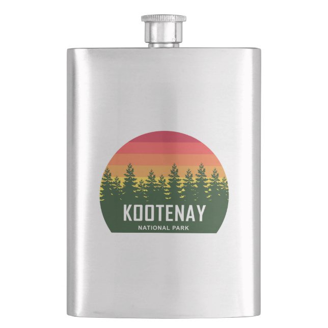 Kootenay-Nationalpark Flachmann (Vorderseite)