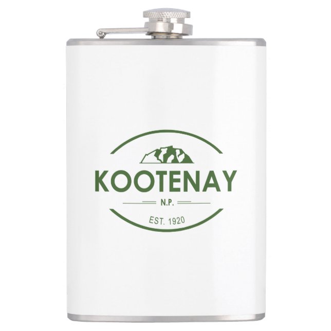 Kootenay-Nationalpark Flachmann (Vorderseite)