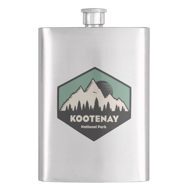 Kootenay-Nationalpark Flachmann (Vorderseite)