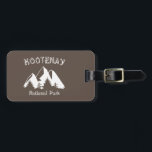 Kootenay-Nationalpark Gepäckanhänger<br><div class="desc">Der Kootenay National Park ist ein Nationalpark im Südosten von Britisch-Kolumbien,  Kanada mit einer unglaublichen Landschaft,  einer reichen Tierwelt und mächtigen Gipfeln.</div>