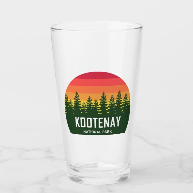 Kootenay-Nationalpark Glas (Vorderseite)