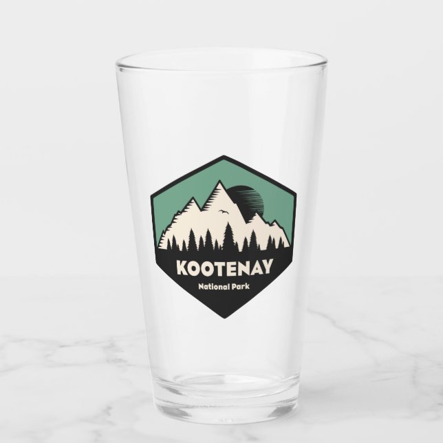 Kootenay-Nationalpark Glas (Vorderseite)
