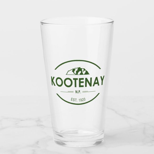 Kootenay-Nationalpark Glas (Vorderseite)