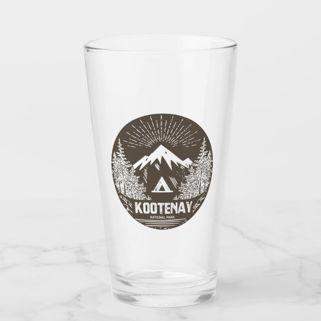 Kootenay-Nationalpark Glas (Vorderseite)