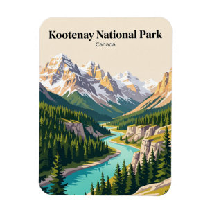 Kootenay-Nationalpark Kanada Magnet