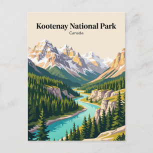 Kootenay-Nationalpark Kanada Postkarte