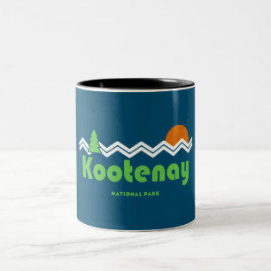 Kootenay Nationalpark Retro Zweifarbige Tasse