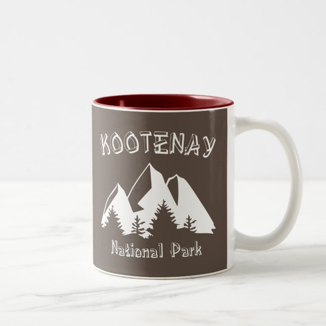 Kootenay-Nationalpark Zweifarbige Tasse (Rechts)