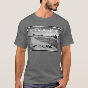 Kootwijkerzand, Nederland, Schwarzweiß T-Shirt
