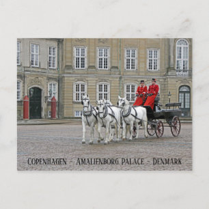 Kopenhagen/Amalienborg-Palast Postkarte! Postkarte