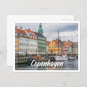 Kopenhagen, Dänemark - bezaubernd skandinavisch Postkarte