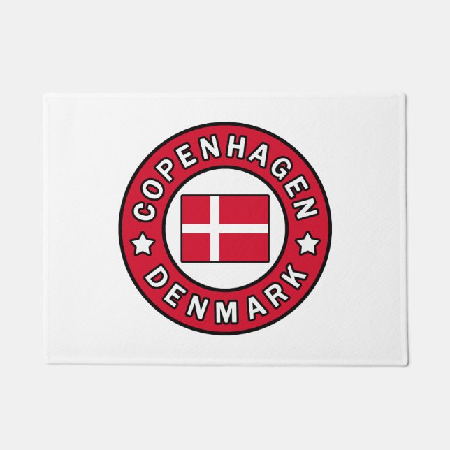 Kopenhagen Dänemark Fußmatte (Vorderseite)