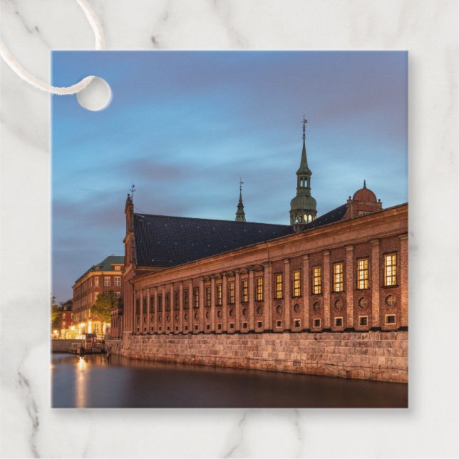 Kopenhagen Dänemark Geschenkanhänger (Vorderseite)