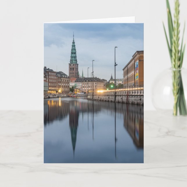 Kopenhagen Dänemark Karte (Vorderseite)