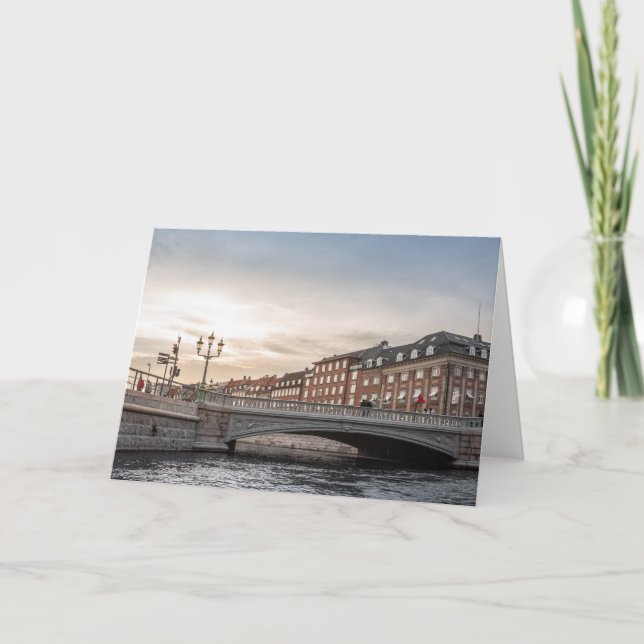 Kopenhagen Dänemark Karte (Vorderseite)