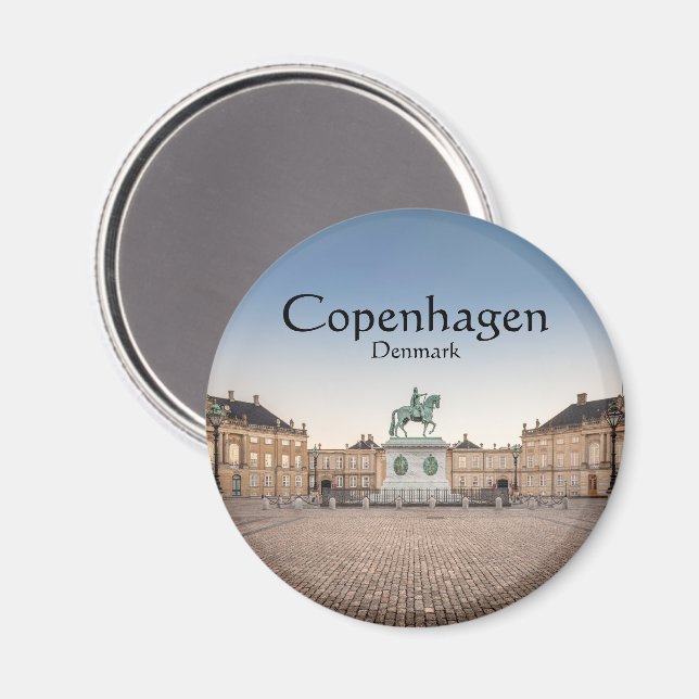 Kopenhagen Dänemark Magnet (Vorderseite/Rückseite)