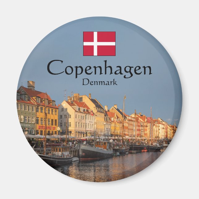 Kopenhagen Dänemark Magnet (Vorne)