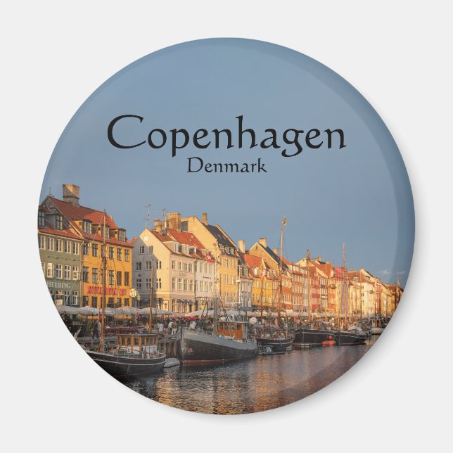 Kopenhagen Dänemark Magnet (Vorne)