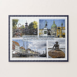 Kopenhagen - Dänemark - Mosaik - Puzzle