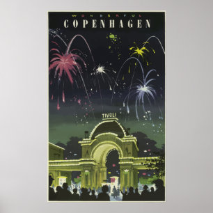 Kopenhagen - Dänemark Poster
