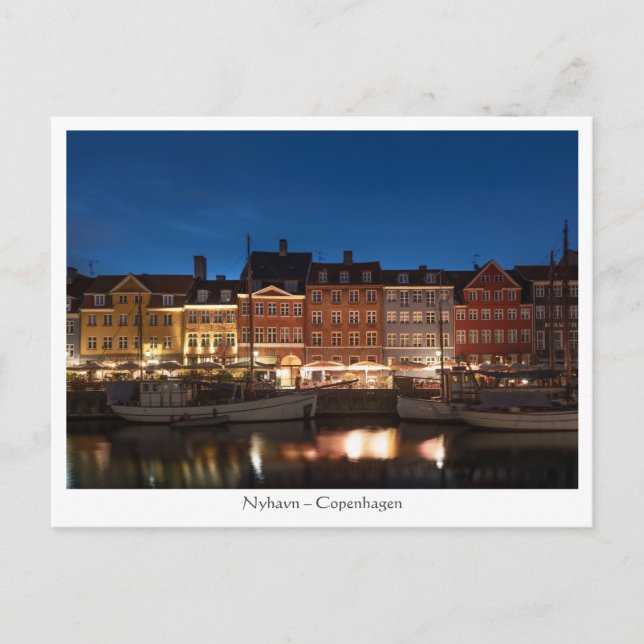 Kopenhagen Dänemark Postkarte (Vorderseite)