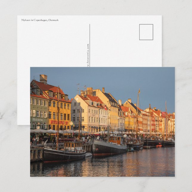 Kopenhagen Dänemark Postkarte (Vorne/Hinten)
