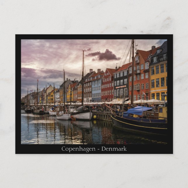 Kopenhagen, Dänemark Postkarte (Vorderseite)