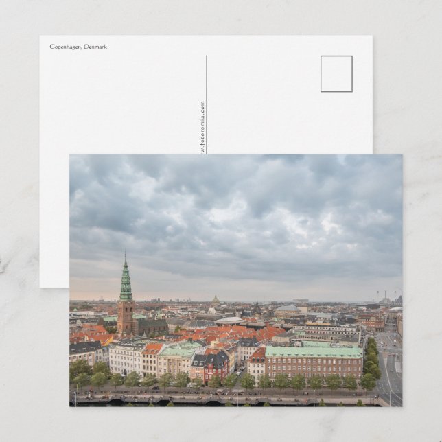 Kopenhagen Dänemark Postkarte (Vorne/Hinten)