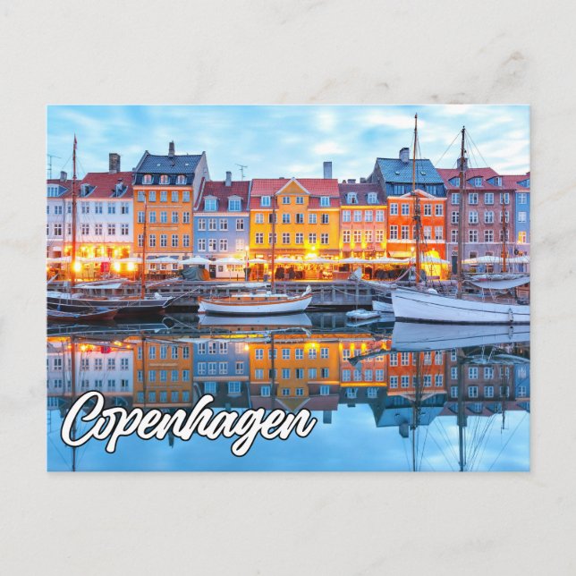 Kopenhagen, Dänemark Postkarte (Vorderseite)
