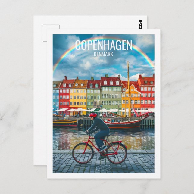 Kopenhagen, Dänemark Postkarte (Vorne/Hinten)