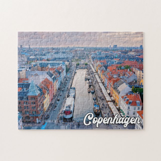 Kopenhagen, Dänemark Puzzle (Horizontal)