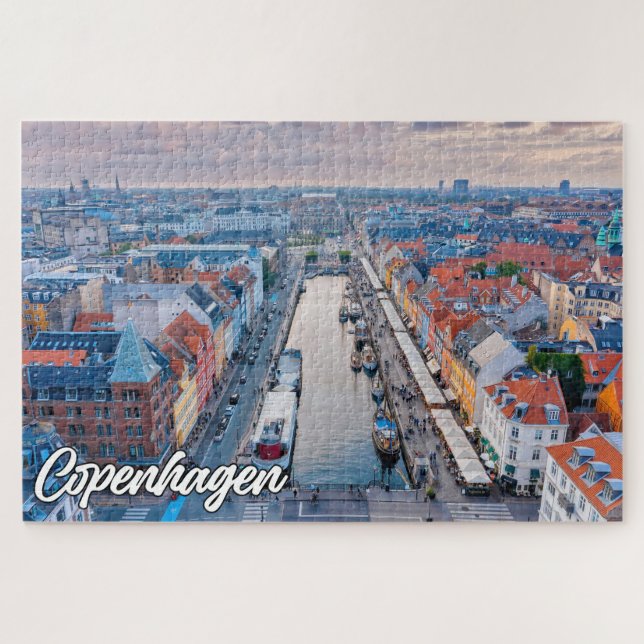 Kopenhagen, Dänemark Puzzle (Horizontal)
