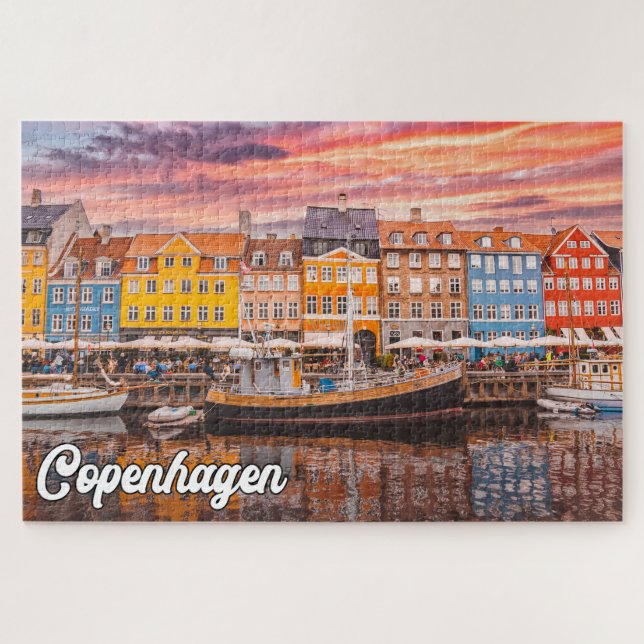 Kopenhagen, Dänemark Puzzle (Horizontal)