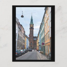Kopenhagen, Dänemark, Rathaus Postkarte