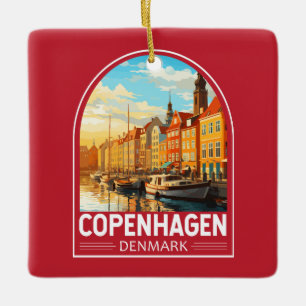 Kopenhagen Dänemark Reise Kunst Vintage Keramikornament