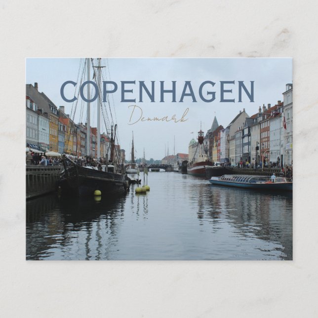 Kopenhagen Dänemark Reise Postkarte (Vorderseite)