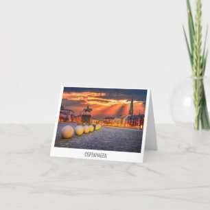 Kopenhagen, Dänemark - Reise-Postkarte Dankeskarte