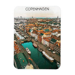 Kopenhagen - Dänemark Stadt Magnet