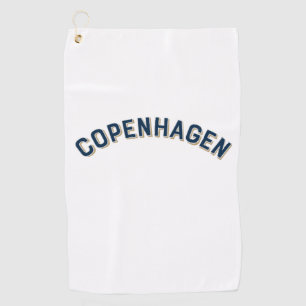 Kopenhagen, Dänemark Vintag Arch Golfhandtuch