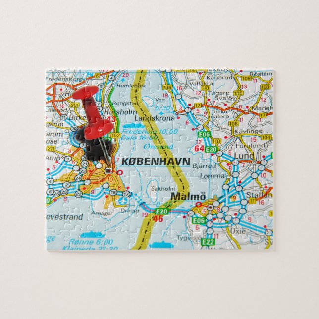 Kopenhagen, København in Dänemark Puzzle (Horizontal)